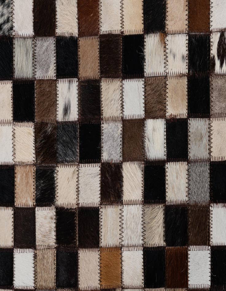 Detail image of  2' x 3' Cowhide Leather Rug