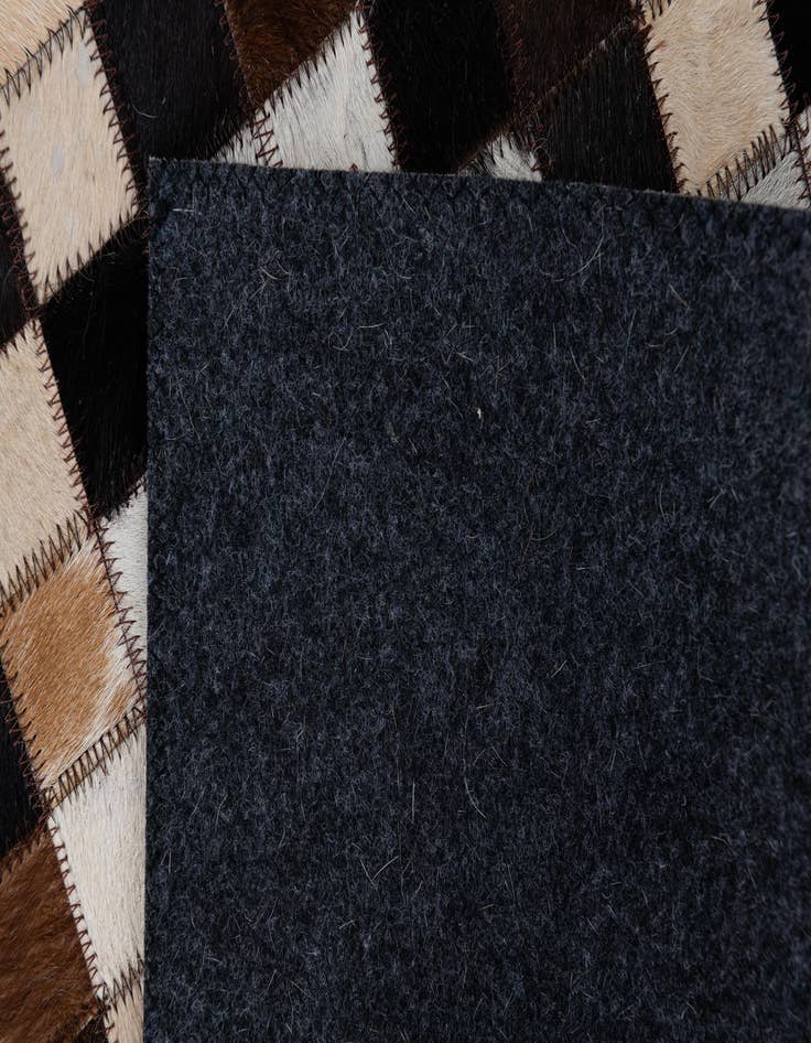 Detail image of  2' x 3' Cowhide Leather Rug