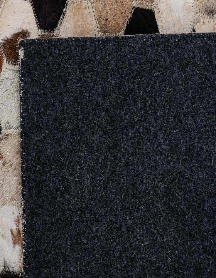 Detail image of  2' x 3' 1 Cowhide Leather Rug