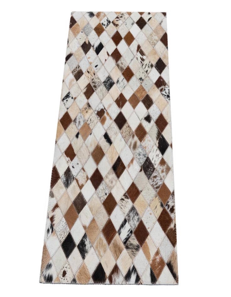 Detail image of  2' x 3' Cowhide Leather Rug