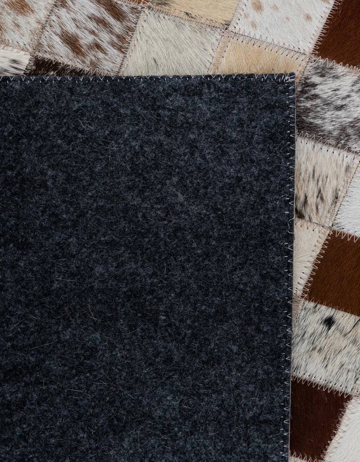 Detail image of  2' x 3' Cowhide Leather Rug