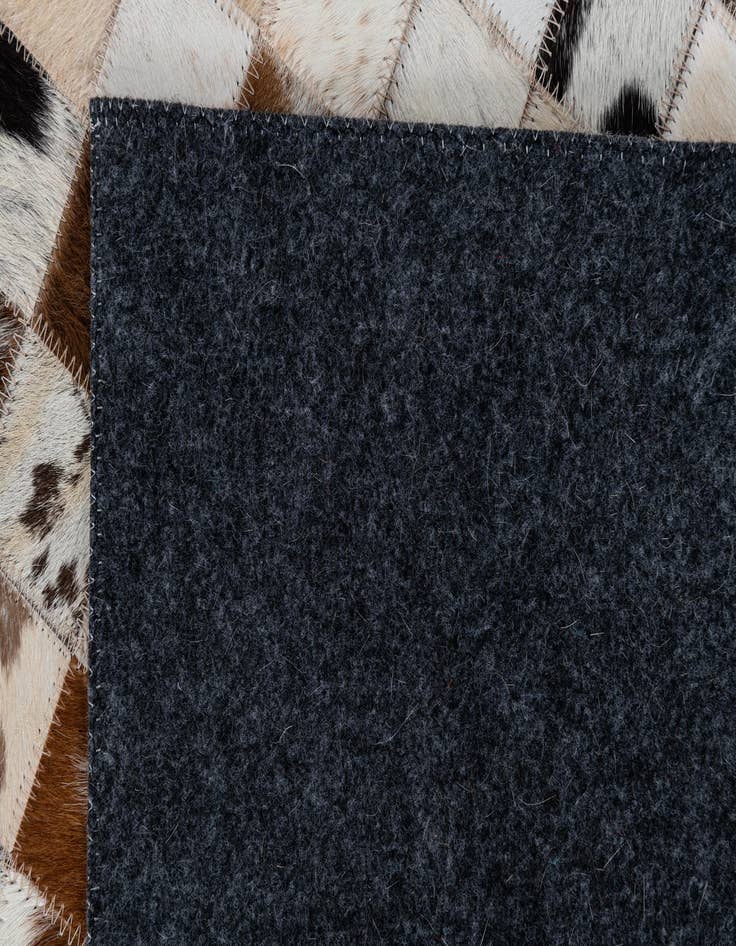 Detail image of  2' x 3' Cowhide Leather Rug