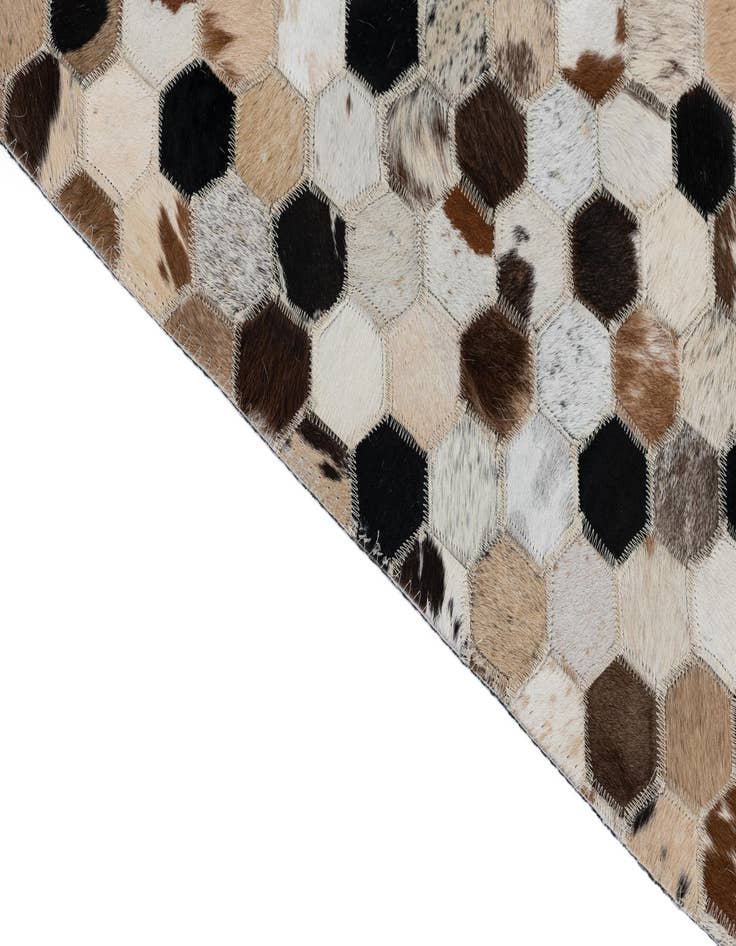 Detail image of  2' x 3' Cowhide Leather Rug