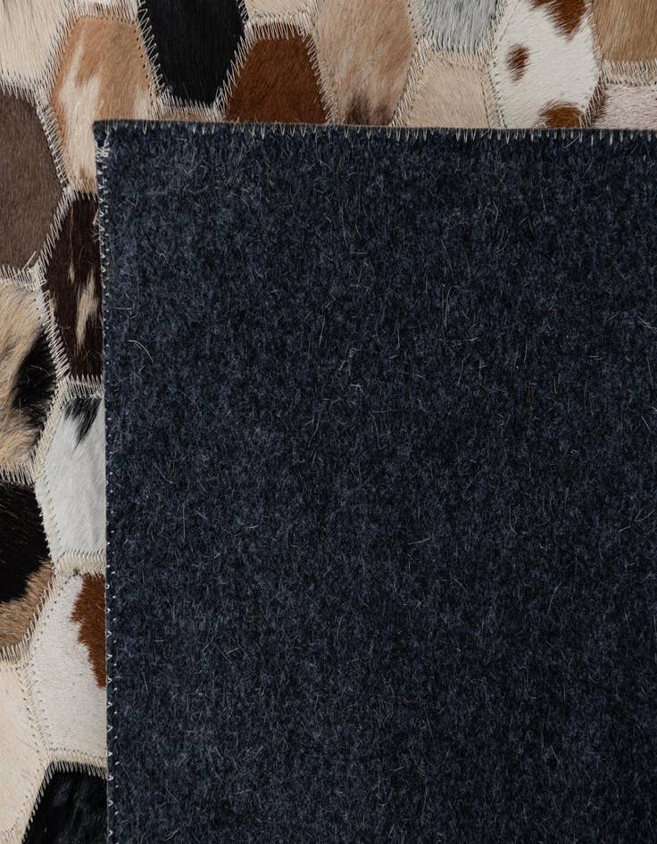 Detail image of  2' x 3' Cowhide Leather Rug