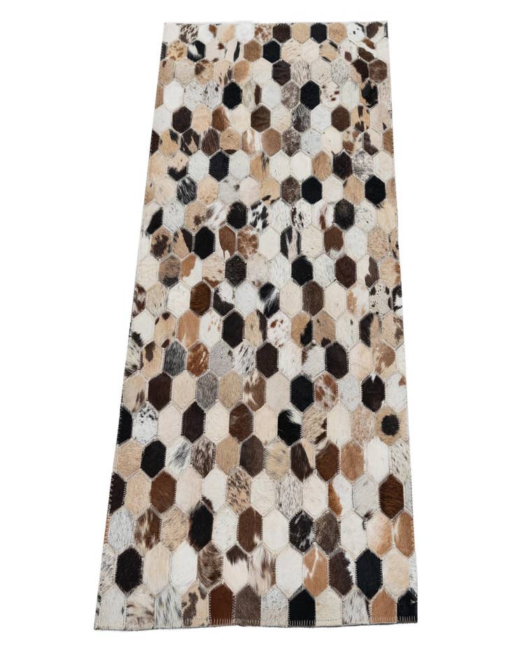 Detail image of  2' x 3' Cowhide Leather Rug