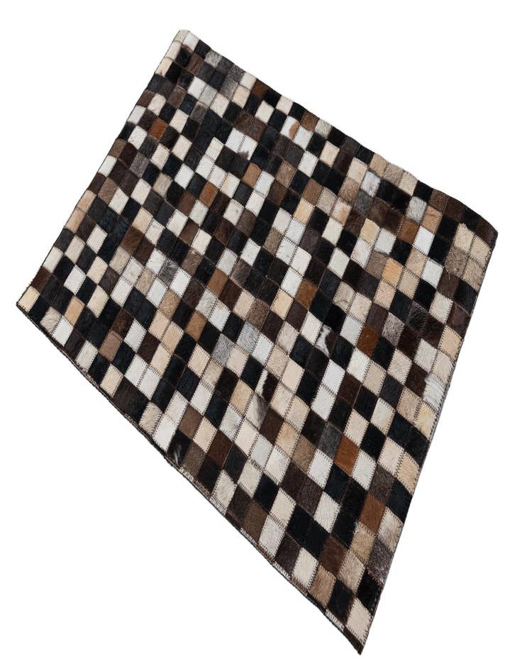 Detail image of  2' x 3' Cowhide Leather Rug