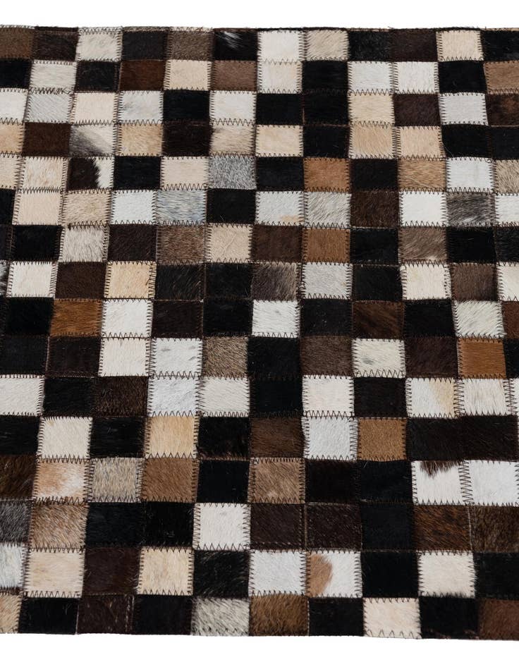 Detail image of  2' x 3' Cowhide Leather Rug