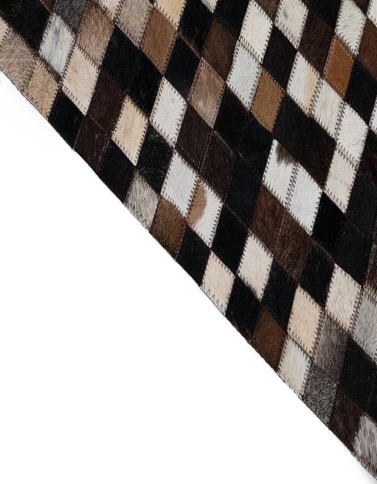 Detail image of  2' x 3' Cowhide Leather Rug