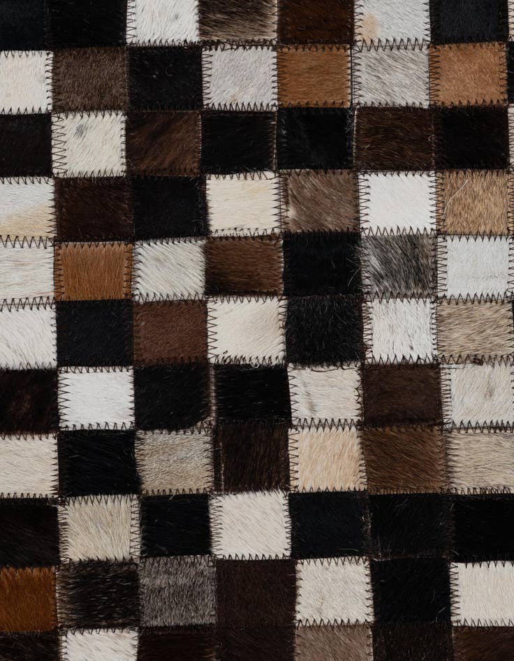 Detail image of  2' x 3' Cowhide Leather Rug
