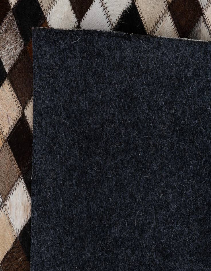 Detail image of  2' x 3' Cowhide Leather Rug