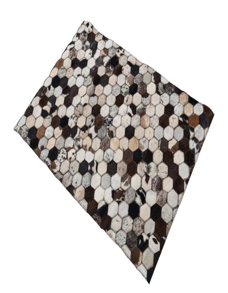 Detail image of  2' x 3' Cowhide Leather Rug