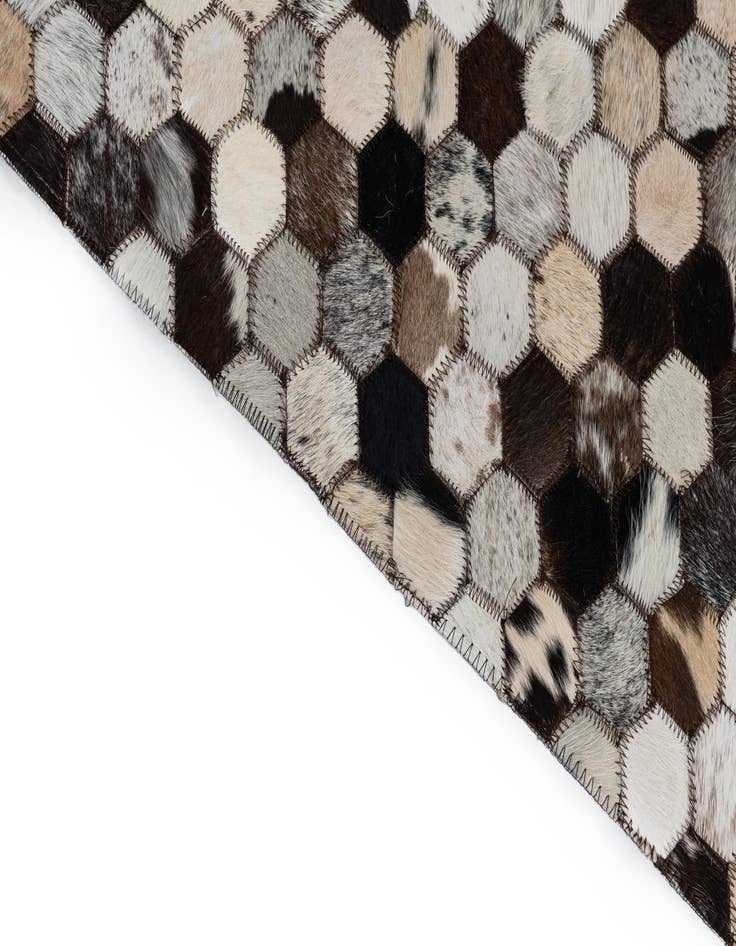 Detail image of  2' x 3' Cowhide Leather Rug