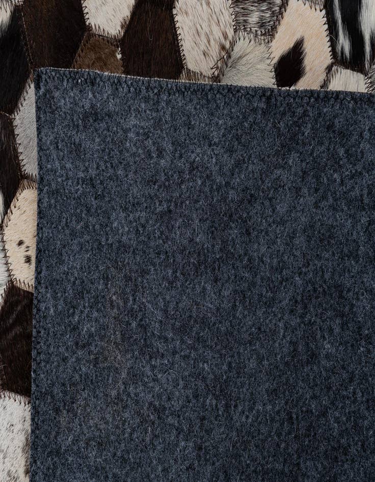 Detail image of  2' x 3' Cowhide Leather Rug