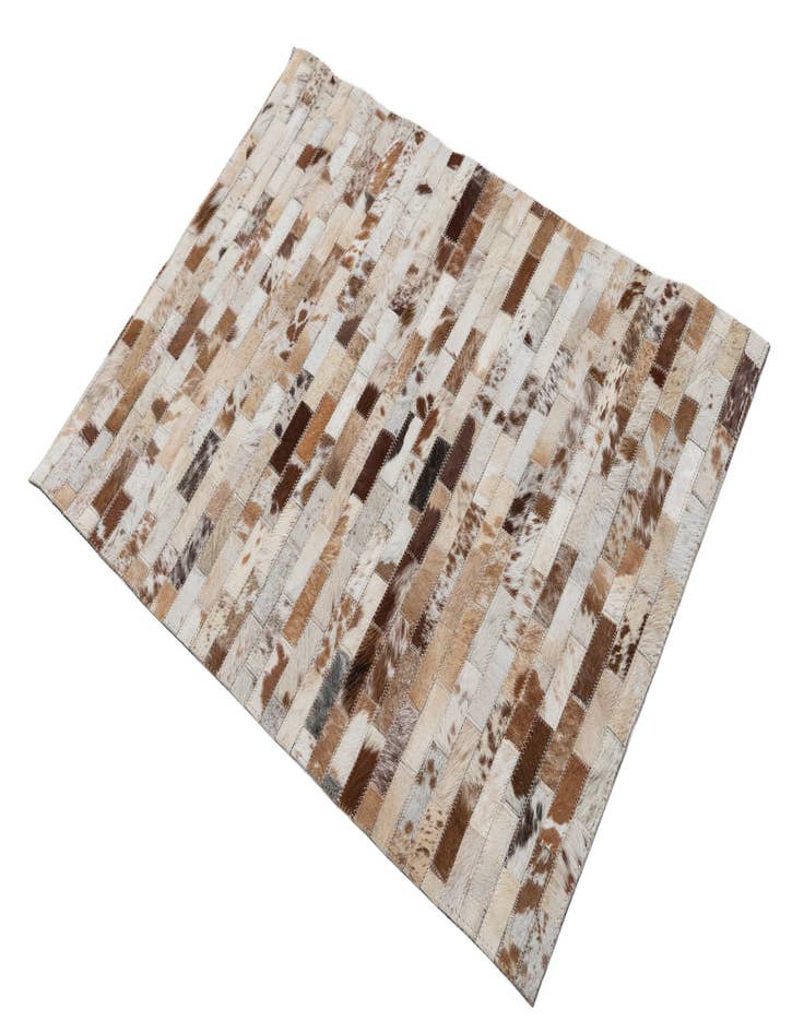 Detail image of  2' x 3' Cowhide Leather Rug