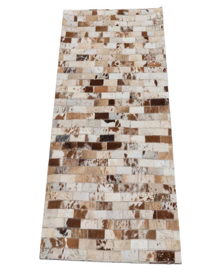 Detail image of  2' x 3' Cowhide Leather Rug