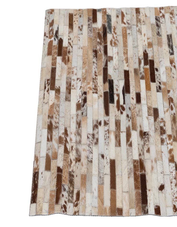 Detail image of  2' x 3' Cowhide Leather Rug