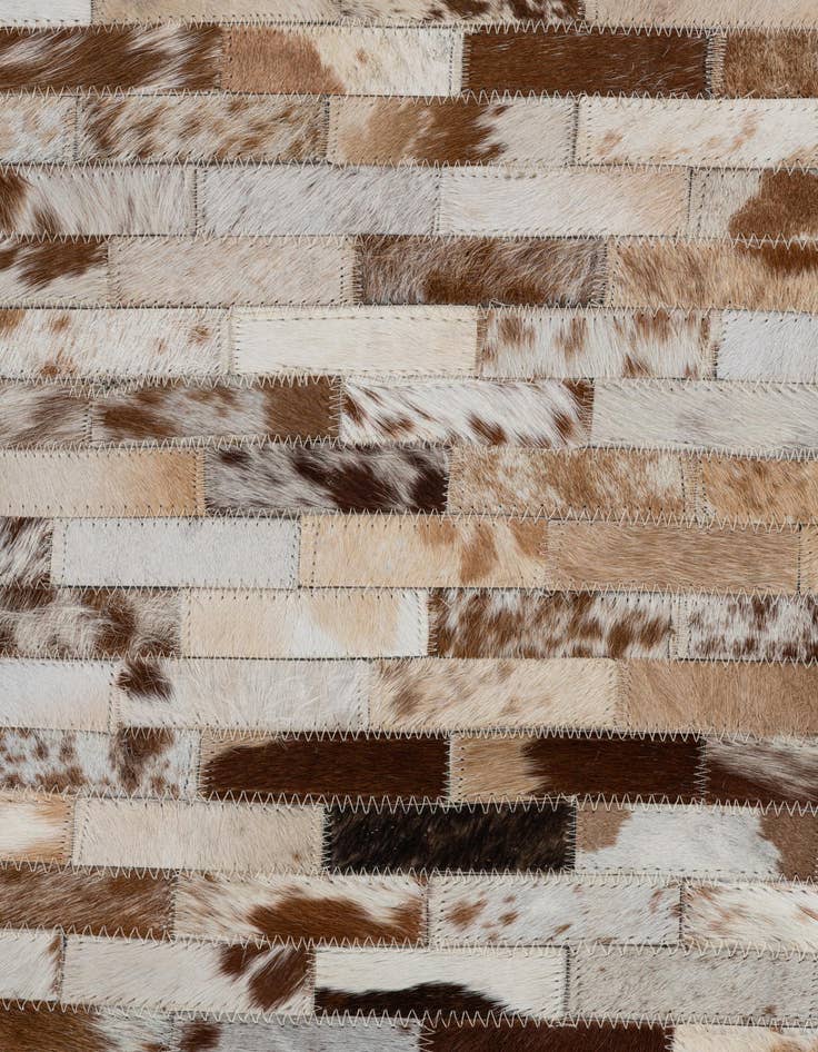Detail image of  2' x 3' Cowhide Leather Rug