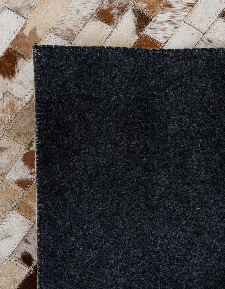 Detail image of  2' x 3' Cowhide Leather Rug
