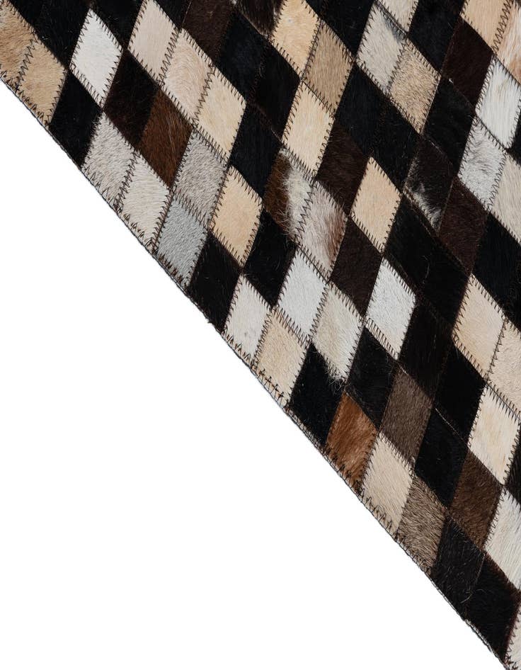 Detail image of  2' 1 x 3' Cowhide Leather Rug