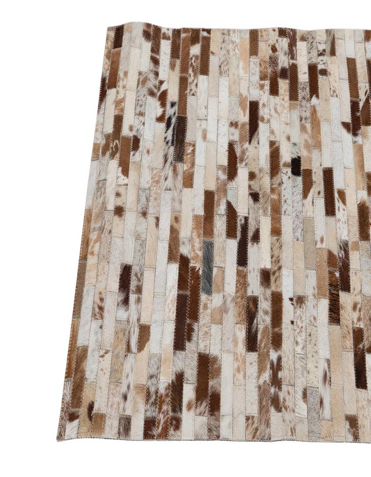 Detail image of  2' 1 x 3' Cowhide Leather Rug