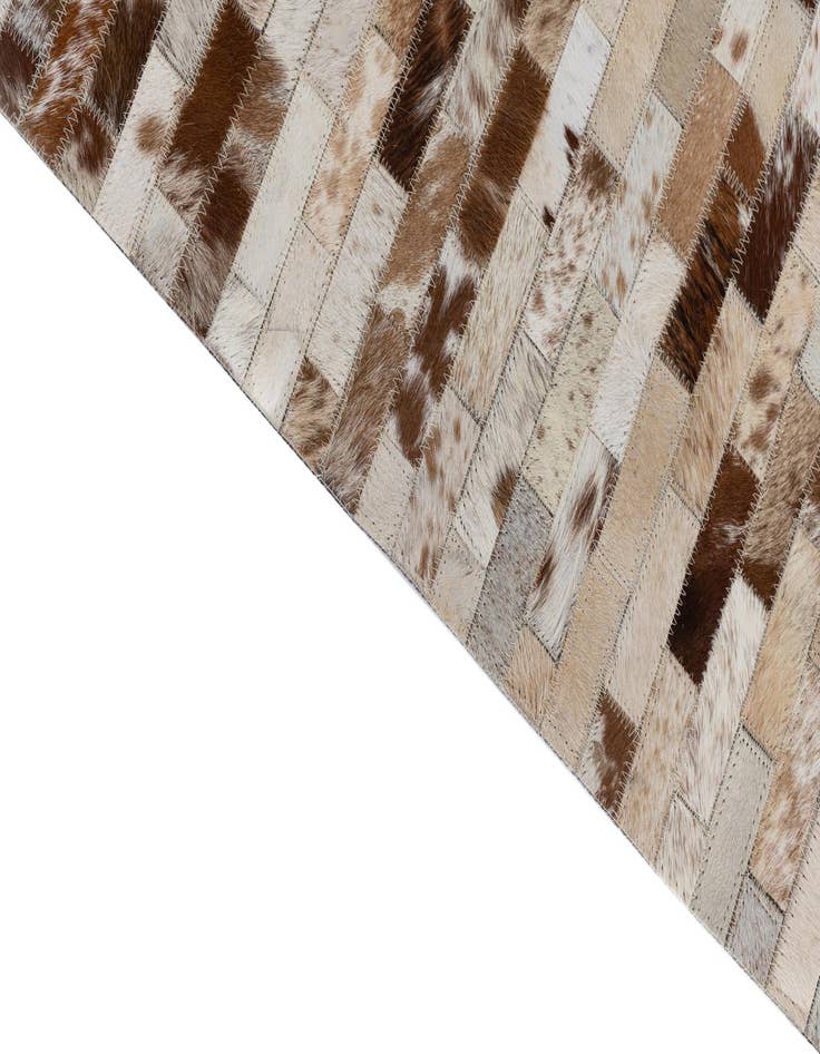Detail image of  2' 1 x 3' Cowhide Leather Rug