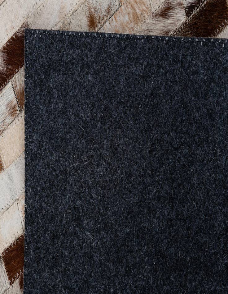 Detail image of  2' 1 x 3' Cowhide Leather Rug