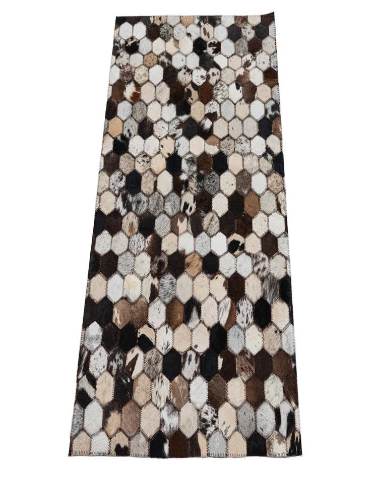 Detail image of  2' x 3' Cowhide Leather Rug