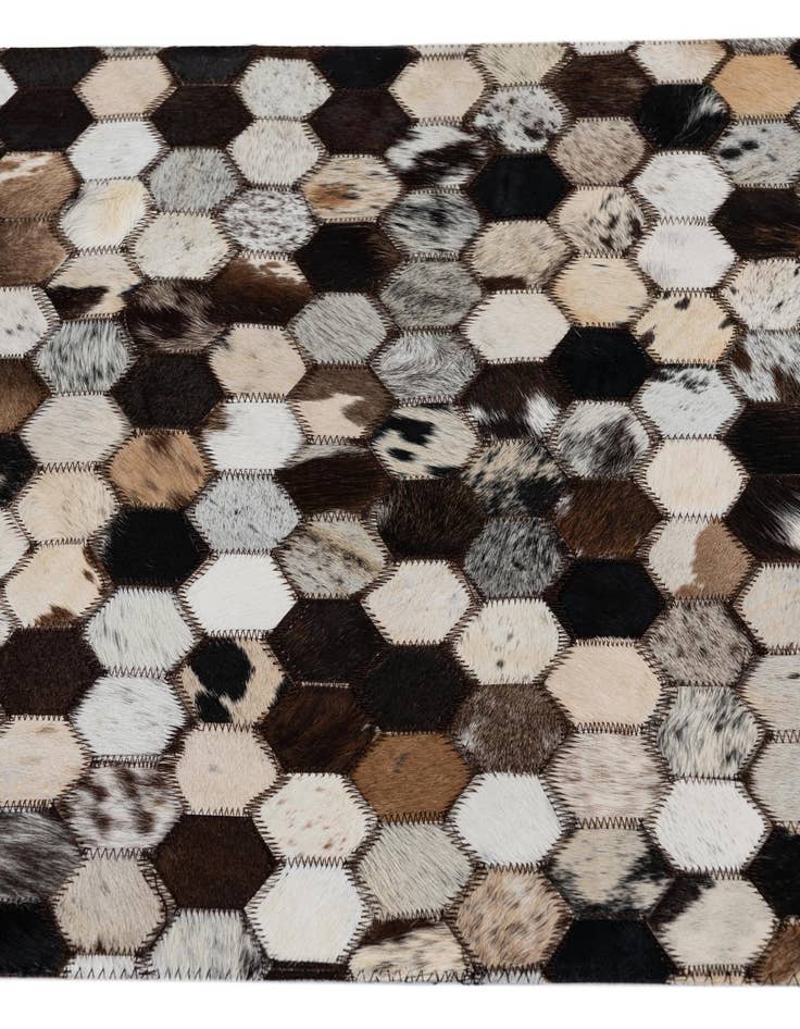Detail image of  2' x 3' Cowhide Leather Rug