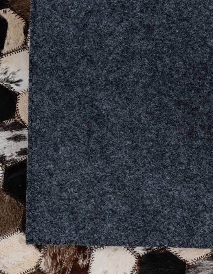 Detail image of  2' x 3' Cowhide Leather Rug