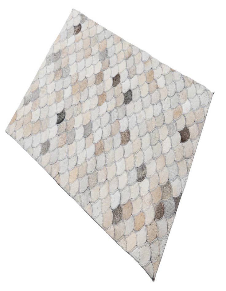 Detail image of  2' x 3' 1 Cowhide Leather Rug