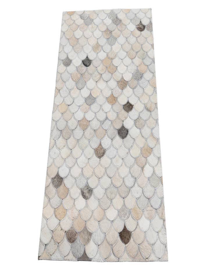 Detail image of  2' x 3' 1 Cowhide Leather Rug