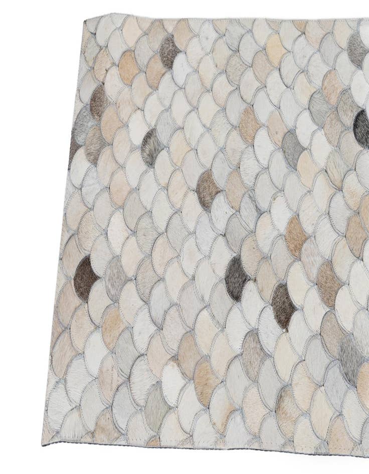 Detail image of  2' x 3' 1 Cowhide Leather Rug