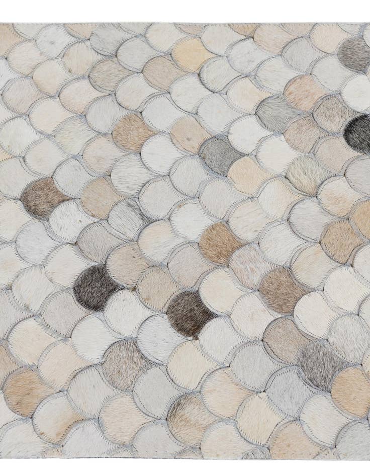 Detail image of  2' x 3' 1 Cowhide Leather Rug