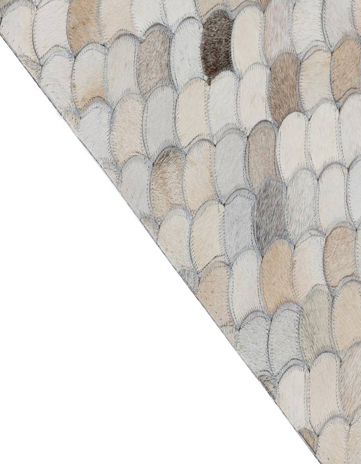 Detail image of  2' x 3' 1 Cowhide Leather Rug