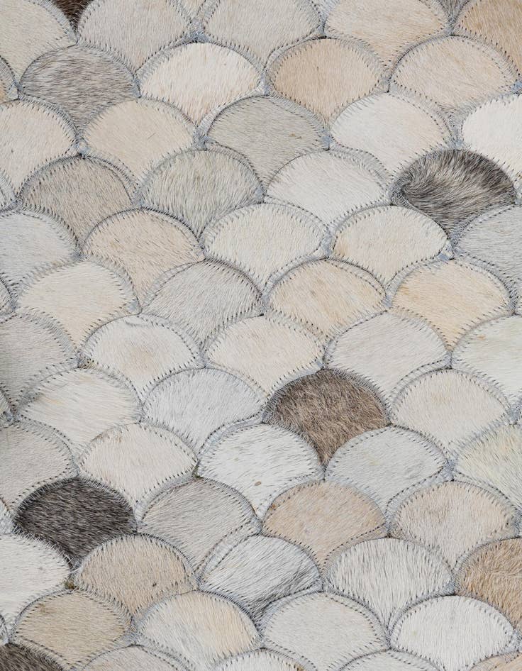 Detail image of  2' x 3' 1 Cowhide Leather Rug