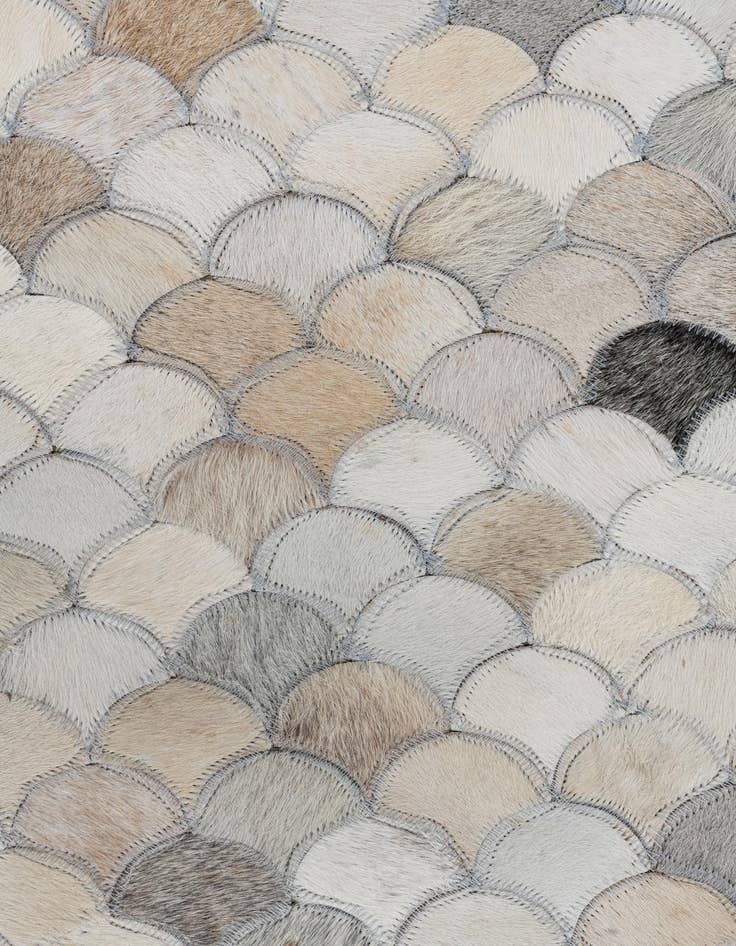 Detail image of  2' x 3' 1 Cowhide Leather Rug