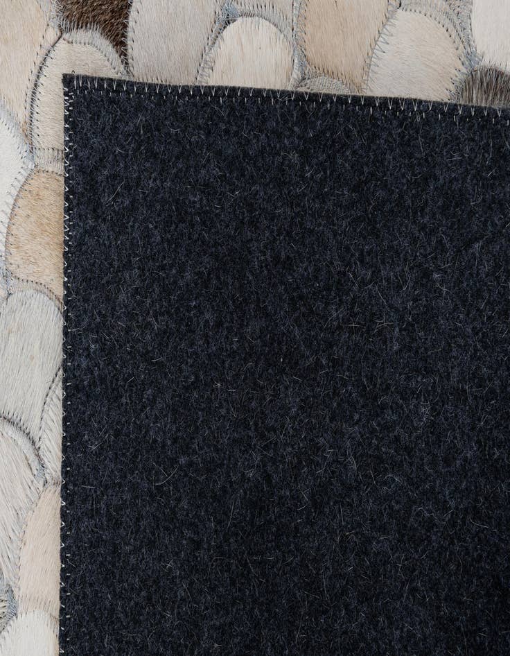 Detail image of  2' x 3' 1 Cowhide Leather Rug