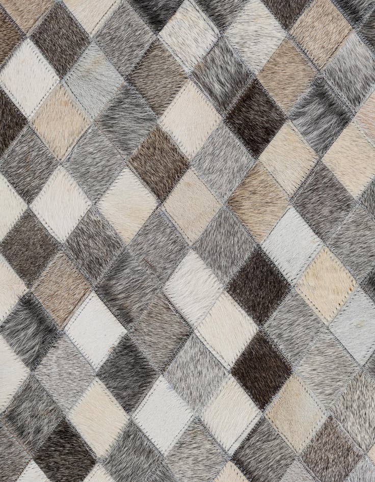 Detail image of  5' x 8' Cowhide Leather Rug