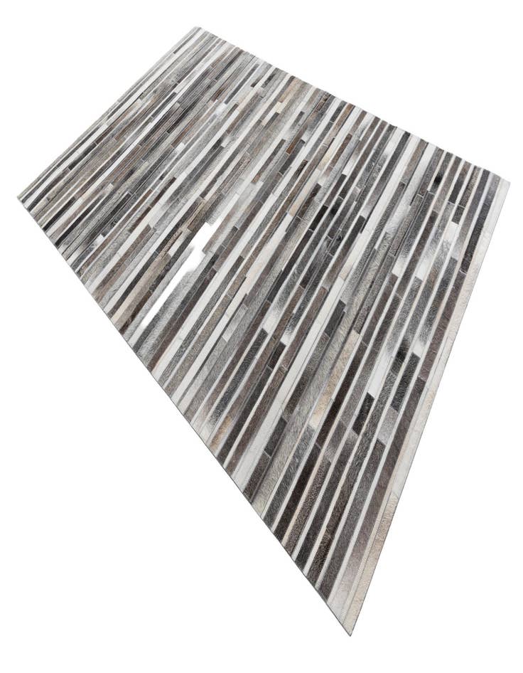 Detail image of  5' 1 x 8' Cowhide Leather Rug