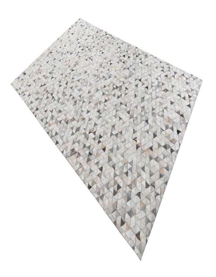 Detail image of  5' 1 x 8' Cowhide Leather Rug