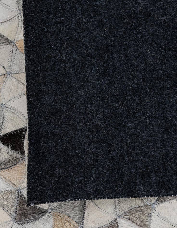 Detail image of  5' 1 x 8' Cowhide Leather Rug