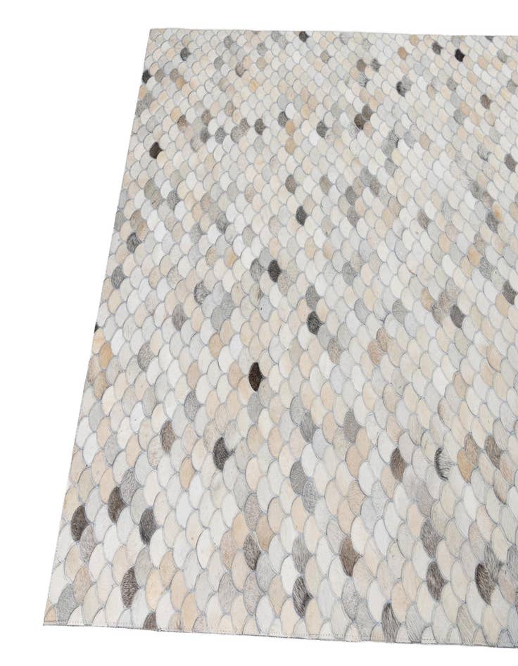 Detail image of  5' x 8' Cowhide Leather Rug