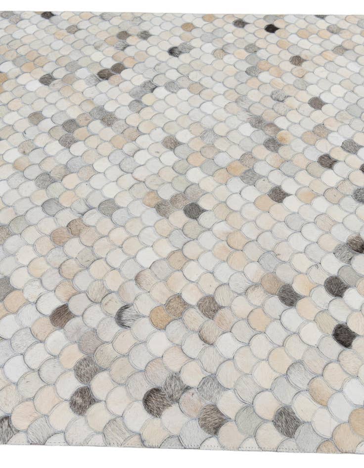 Detail image of  5' x 8' Cowhide Leather Rug