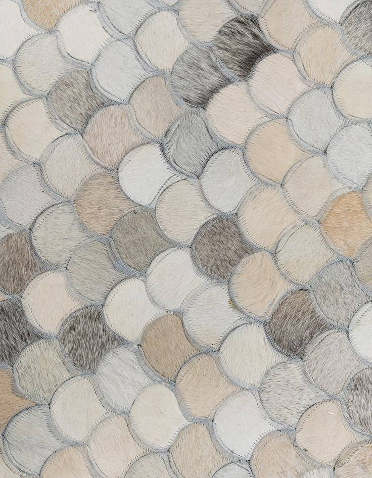 Detail image of  5' x 8' Cowhide Leather Rug