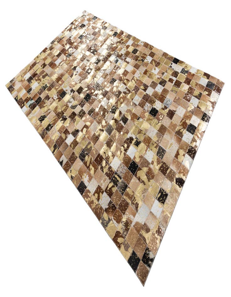 Detail image of  5' x 8' Cowhide Leather Rug