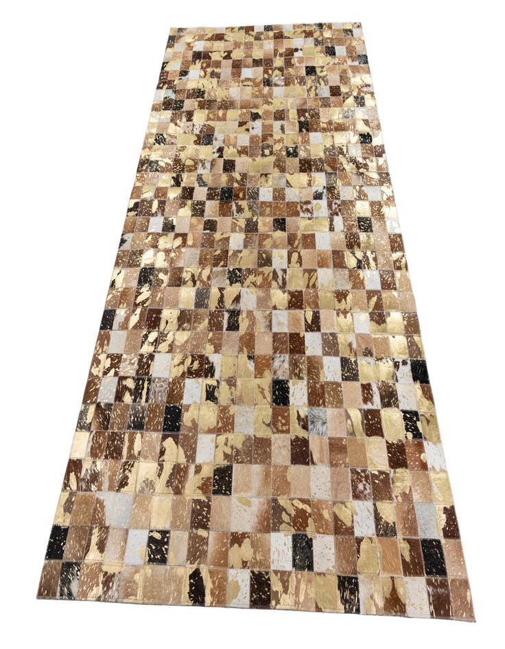 Detail image of  5' x 8' Cowhide Leather Rug