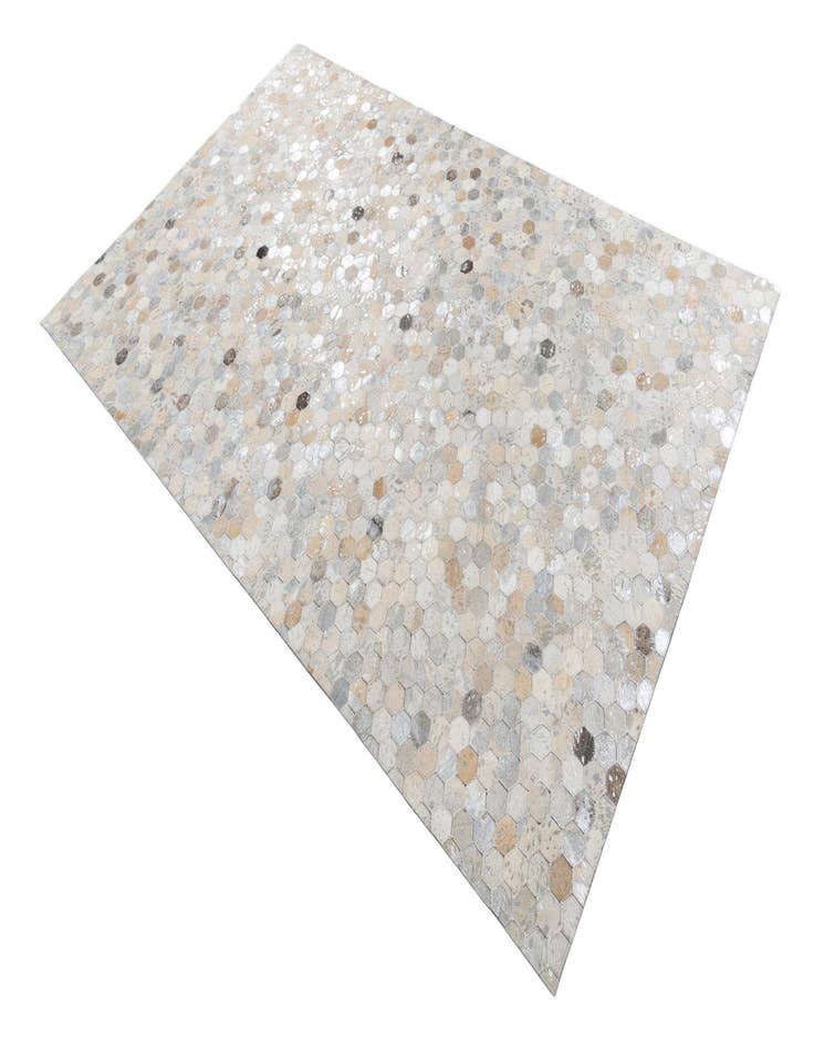 Detail image of  5' x 8' 1 Cowhide Leather Rug