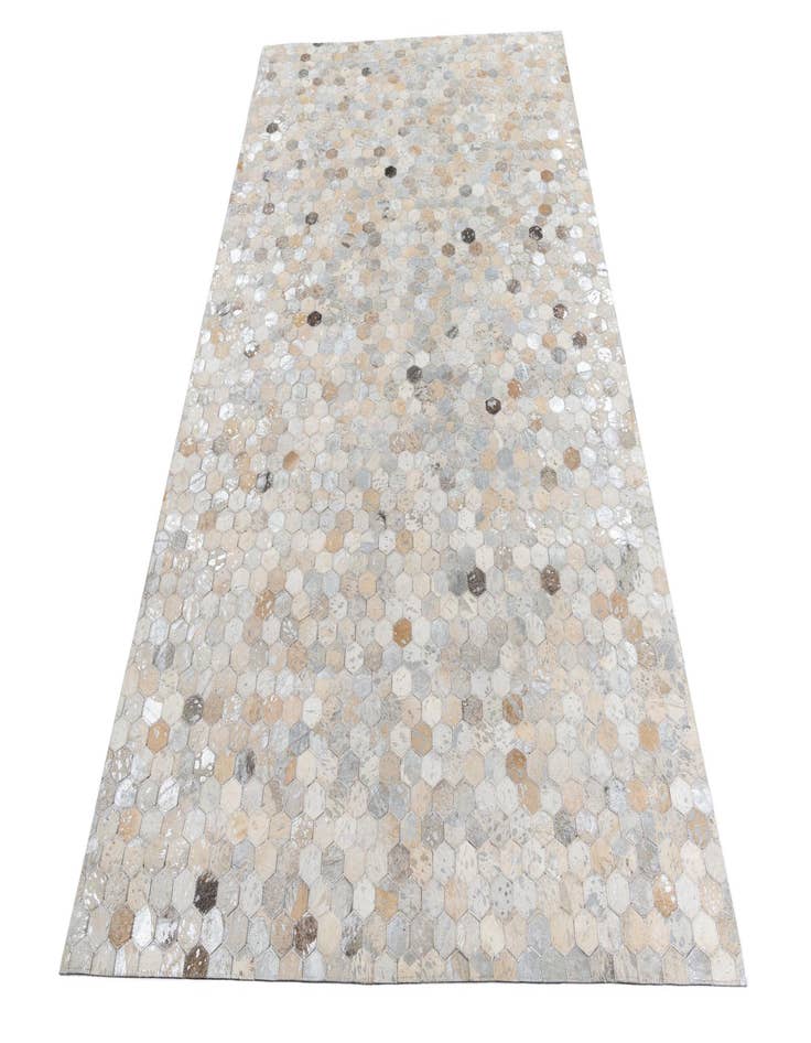 Detail image of  5' x 8' 1 Cowhide Leather Rug