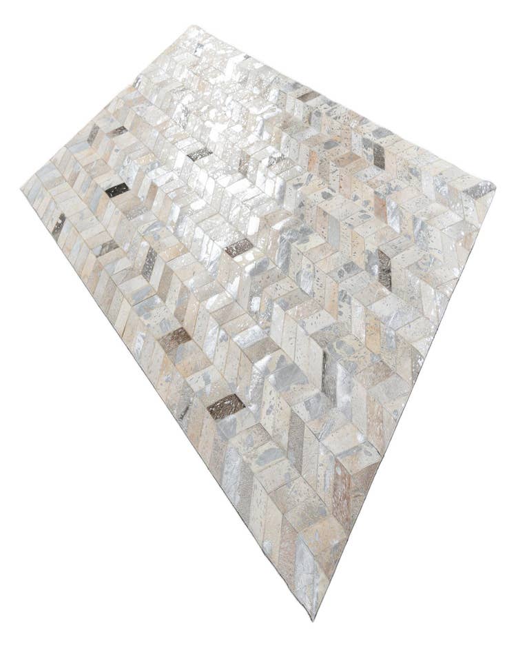 Detail image of  5' x 8' Cowhide Leather Rug