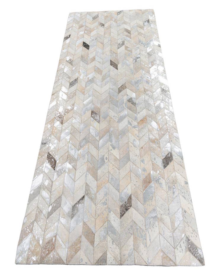 Detail image of  5' x 8' Cowhide Leather Rug